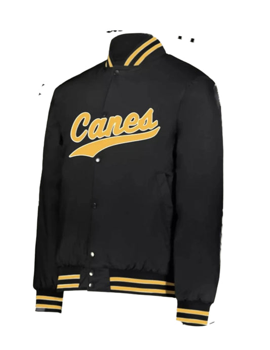 Canes Baseball/Softball Jacket - Twill Sewn On Logo