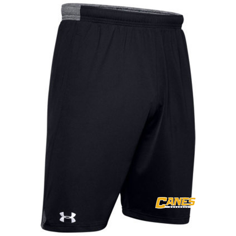 UA Men's Canes Baseball Shorts - Black