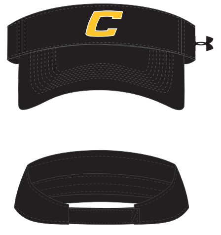 UA "C" Logo Visor-Black