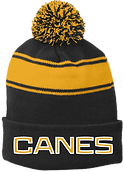 Canes Beanies- Black/Gold