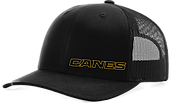 Canes Adjustable Hat- Black