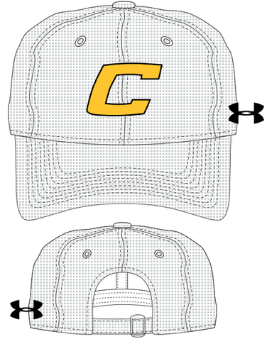 UA "C" Logo Adjustiable Hat-White