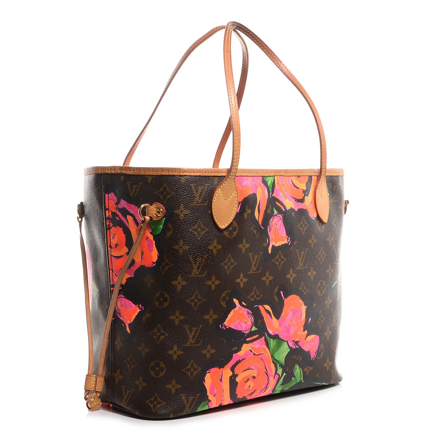 27. Louis Vuitton Stephen Sprouse Neverfull Floral MM- $299