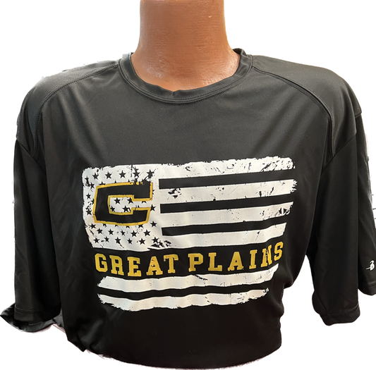 Canes Great Plains Flag Short Sleeve- Black