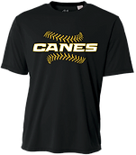 A4 Canes Stitched Short Sleeve- Black
